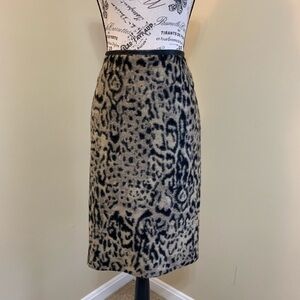 Conrad C Cheetah Print Skirt Size 10